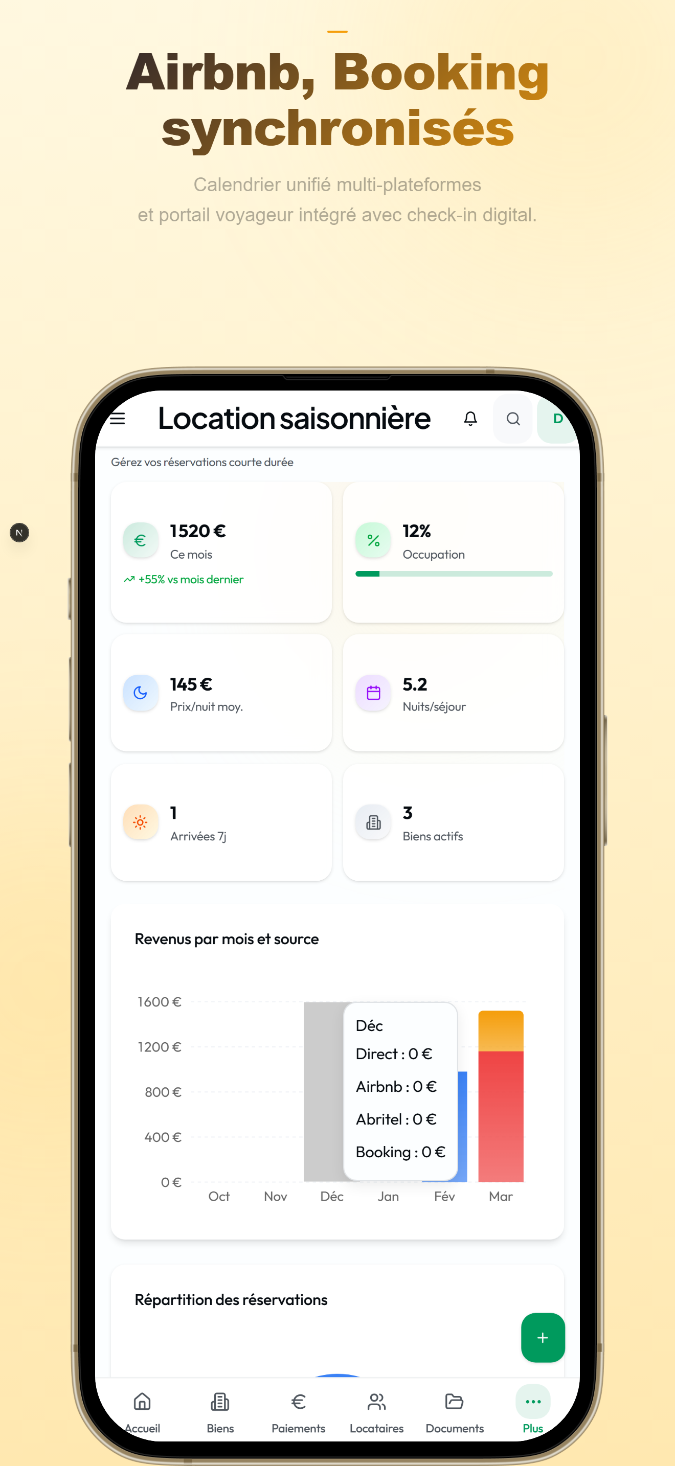 Gestion location saisonnière